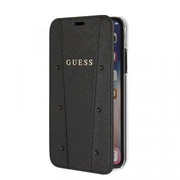 Viedtālruņa atveramais maciņš Guess GUFLBKPXKASABK [APPLE]