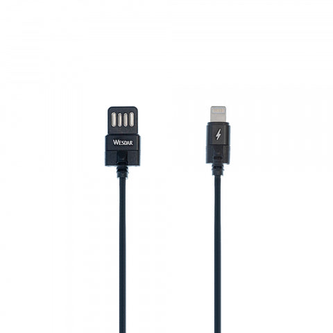 Kabelis Wesdar Lightning USB-A 10W 1m