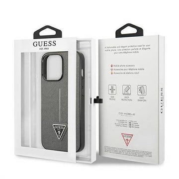 Viedtālruņa aizmugurējais vāciņš Guess GUHCP13LPSATLG [APPLE]